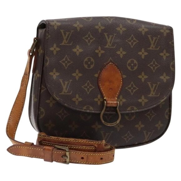 LOUIS VUITTON Monogram Monogram Saint Cloud GM Shoulder Bag M51242 Auth 135102 - Picture 1 of 15